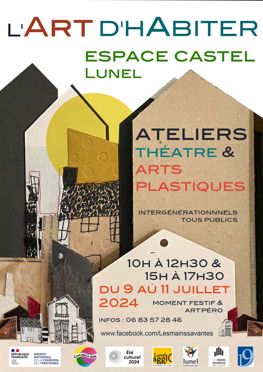 L’ART D’HABITER – 9 au 11 juillet -Lunel (34)