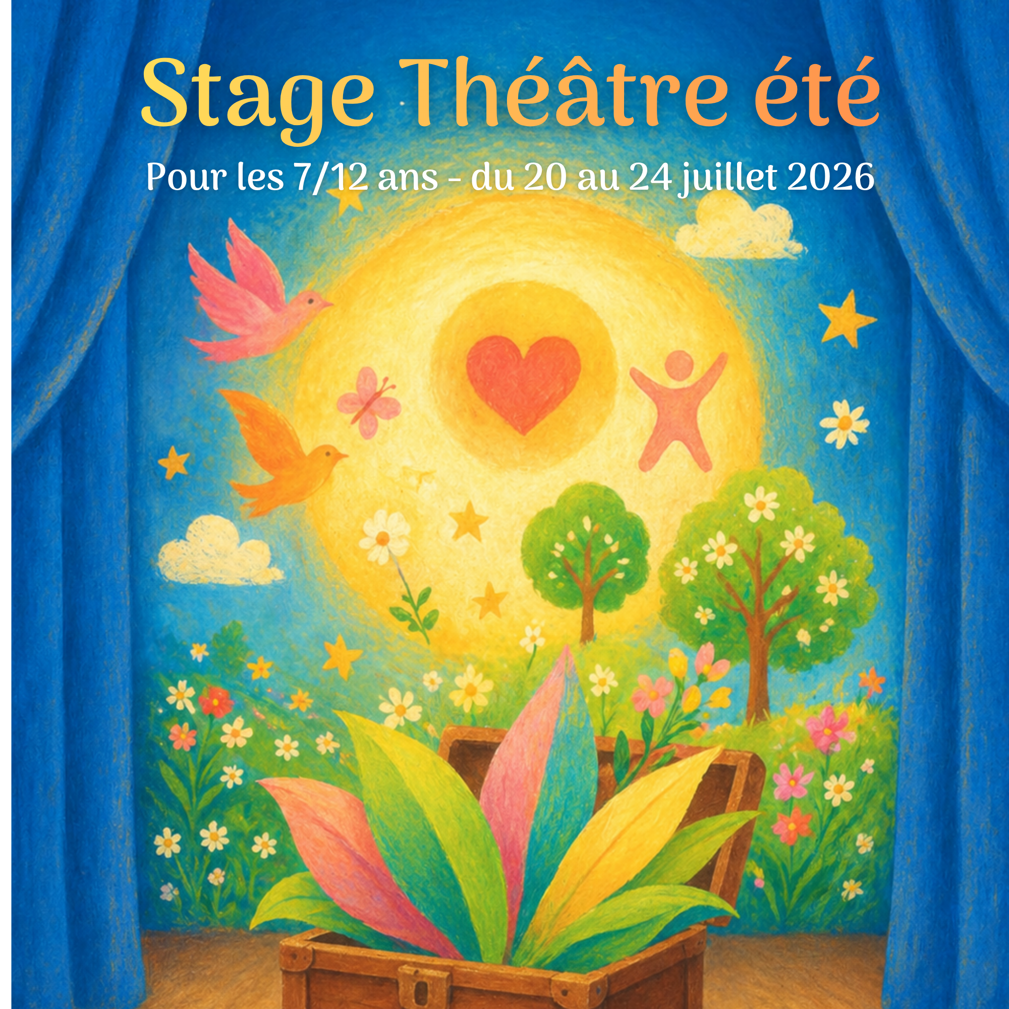 You are currently viewing Stage Théâtre du Vivant – 20 au 24 juillet 2026 pour les 7-12 ans