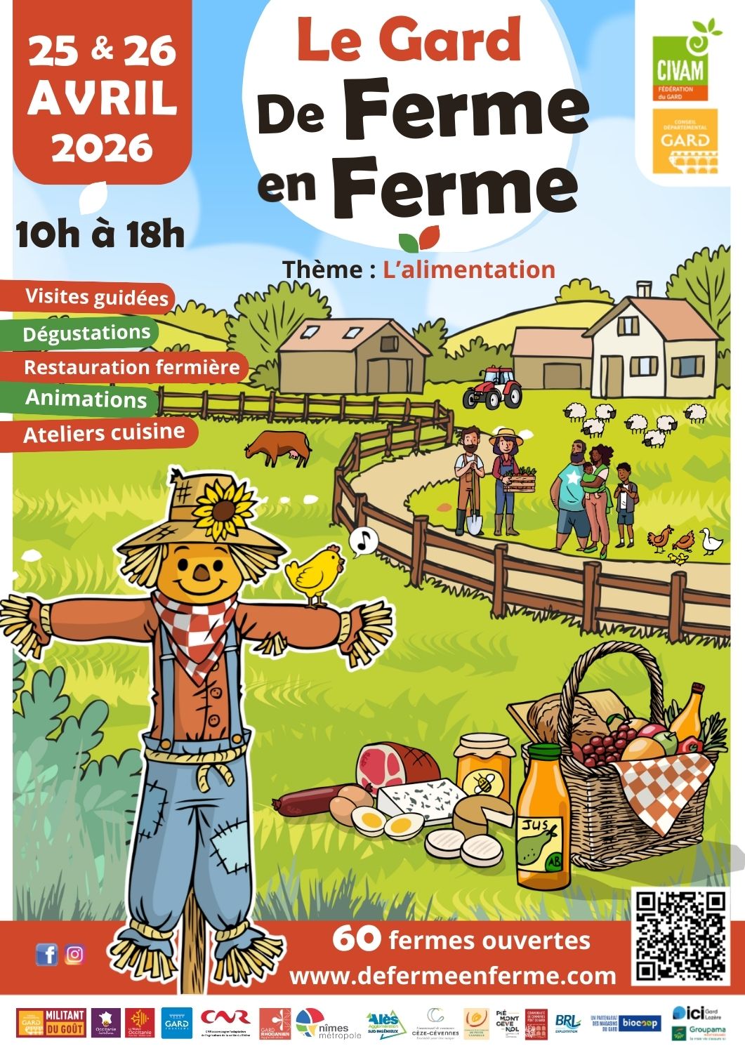 Lire la suite à propos de l’article Les Contes de paille, 25 et 26 avril 2026 – Le Gard de ferme en ferme